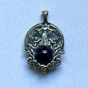 Sterling Silver Angel of Prayer Pendant